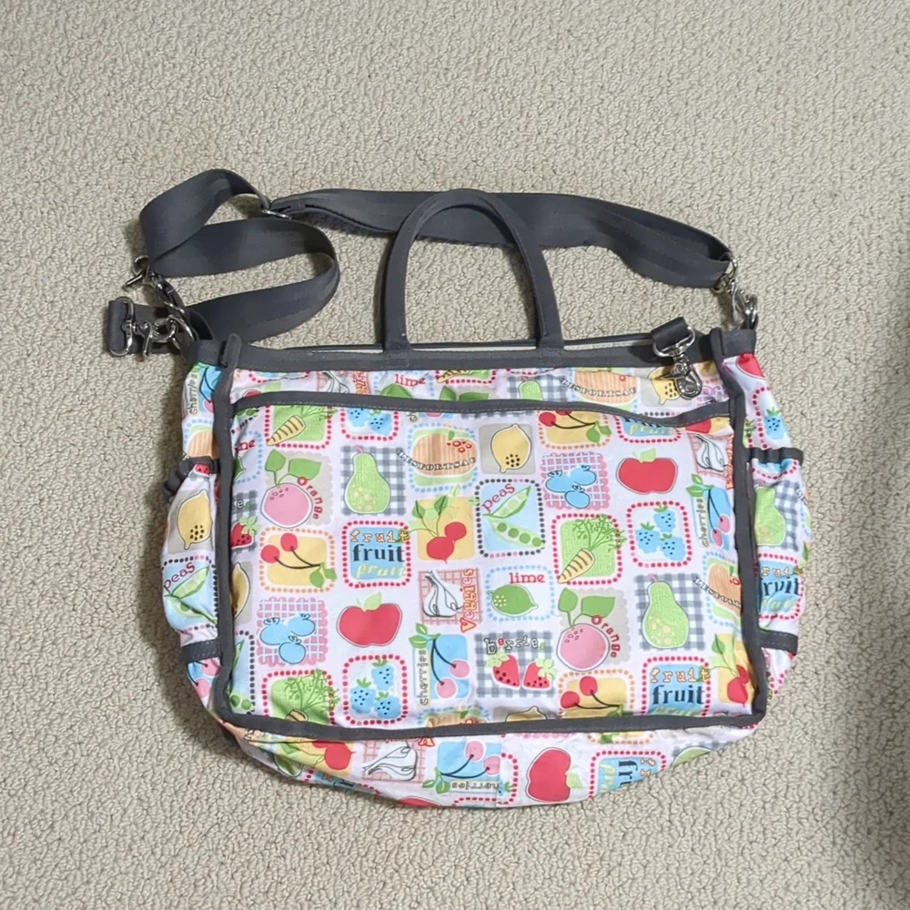 Worn Lesportsac diaper bag